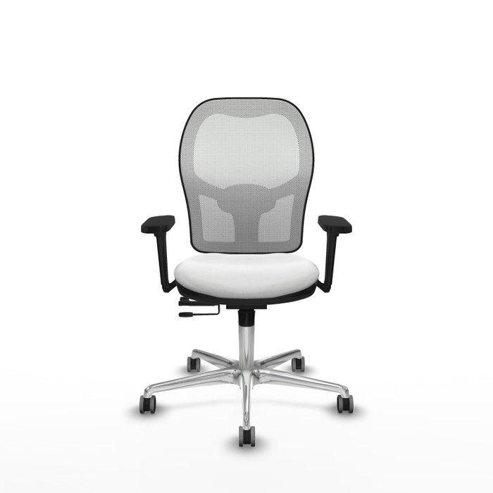 PIQUERAS Y CRESPO Silla de oficina Jorquera Blanca con Mecanismo Sincro/Traslack PIQUERAS Y CRESPO Silla de oficina Jorquera Blanca con Mecanismo Sincro/Traslack