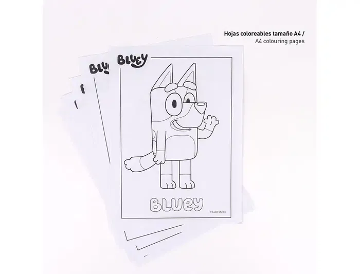 Cerda Set de Papeleria Coloreable Bluey Set Regalo 320x0x215 mm