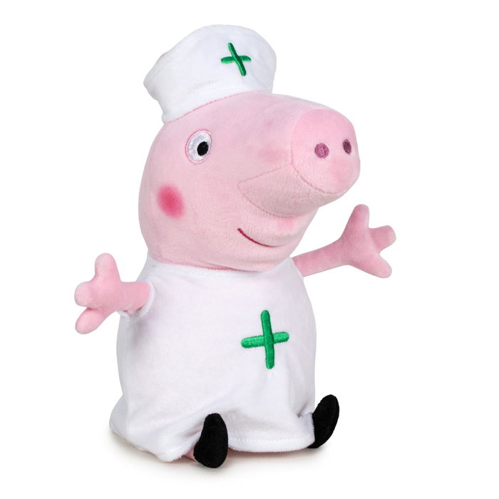 Peluche Peppa Pig Enfermera 20Cm 19420 Play By Play Peluche Peppa Pig Enfermera 20Cm 19420 Play By Play