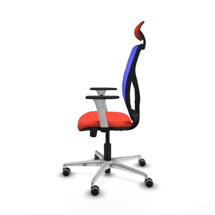 PIQUERAS Y CRESPO Silla de oficina Motilla Naranja oscuro y Azul PIQUERAS Y CRESPO Silla de oficina Motilla Naranja oscuro y Azul