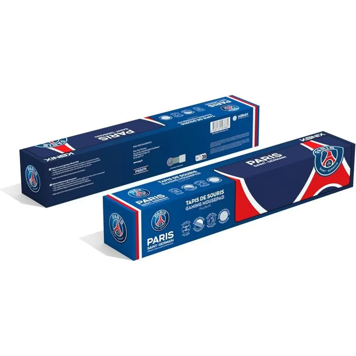 Konix Alfombrilla de Ratón Gaming PSG - XXL 90 x 46 cm - Silicona 3D Ultrafina - Base Goma Antideslizante - Azul
