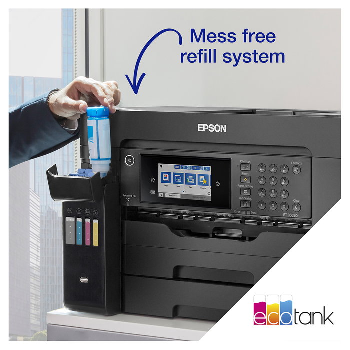 Epson ET-16605 Impresora EcoTank Inyección Tinta Multifunción A3 Color (Impresión, Copia, Escaneo, Fax)