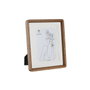 DKD Home Decor Set de 2 Marcos de Fotos Scandi 15x20 cm, Marrón y Blanco, Acacia