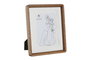 DKD Home Decor Set de 2 Marcos de Fotos Scandi 15x20 cm, Marrón y Blanco, Acacia