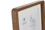 DKD Home Decor Set de 2 Marcos de Fotos Scandi 15x20 cm, Marrón y Blanco, Acacia