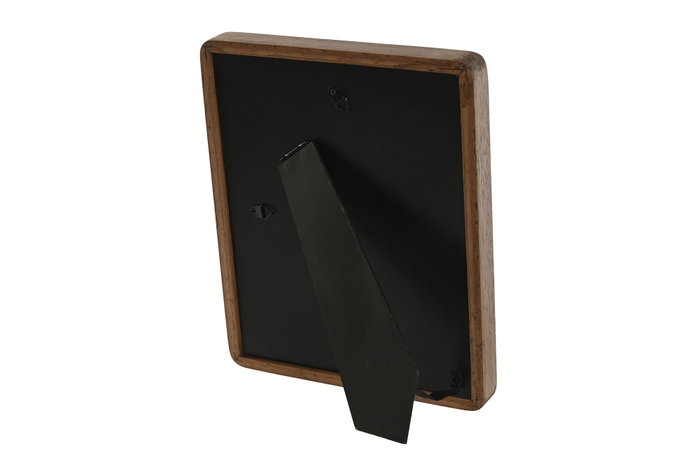 DKD Home Decor Set de 2 Marcos de Fotos Scandi 15x20 cm, Marrón y Blanco, Acacia