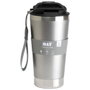 Day Mug Térmico 450 ml con Correa Doble Pared Acero Inoxidable Mantiene Calor 6h Frío 12h