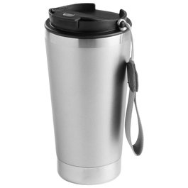 Day Mug Térmico 450 ml con Correa Doble Pared Acero Inoxidable Mantiene Calor 6h Frío 12h