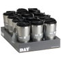 Day Mug Térmico 450 ml con Correa Doble Pared Acero Inoxidable Mantiene Calor 6h Frío 12h