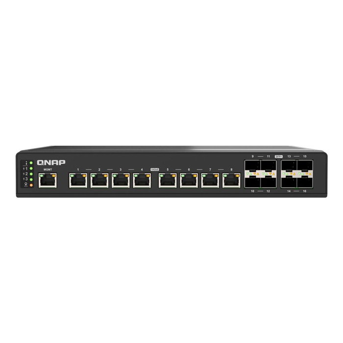 QNAP QSW-IM3216-8S8T Switch Gestionado L2 10G Ethernet Negro