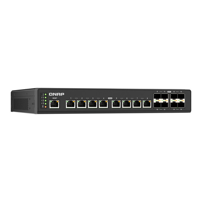 QNAP QSW-IM3216-8S8T Switch Gestionado L2 10G Ethernet Negro