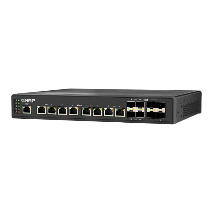 QNAP QSW-IM3216-8S8T Switch Gestionado L2 10G Ethernet Negro