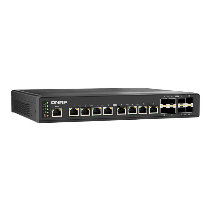QNAP QSW-IM3216-8S8T Switch Gestionado L2 10G Ethernet Negro
