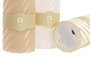 DKD Home Decor Vela Led Basicos Beige Blanco 7x17x7 cm (6 Unidades)