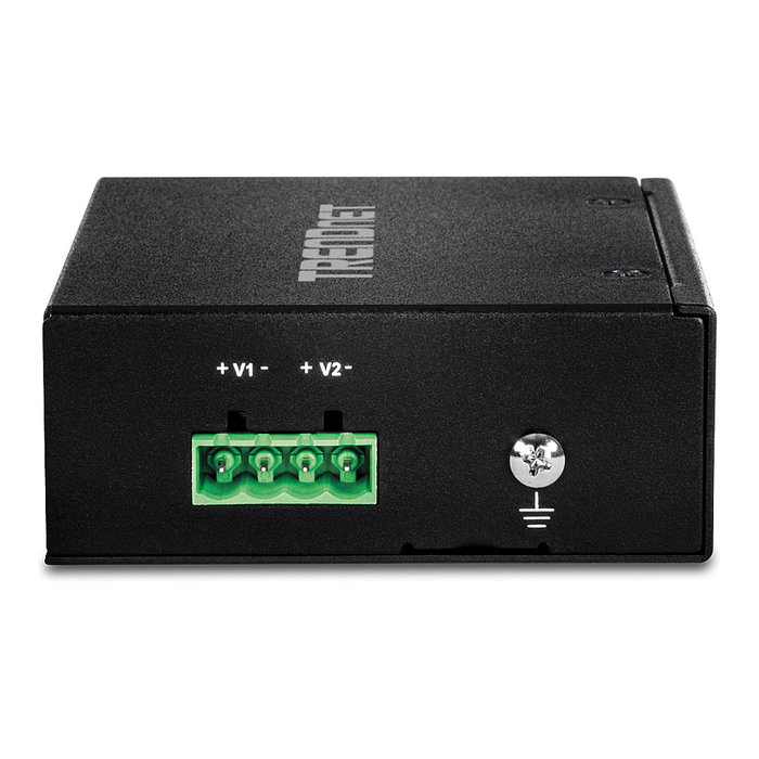 TRENDnet TI-E50 Switch Industrial Fast Ethernet de 5 Puertos Negro