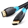 Vention AACBK Cable HDMI 2.0 Ultra HD 4K a 60Hz 18Gbps, 3D, HDR, ARC, Ethernet, Conectores Chapados en Oro, Longitud 8 Metros, Negro