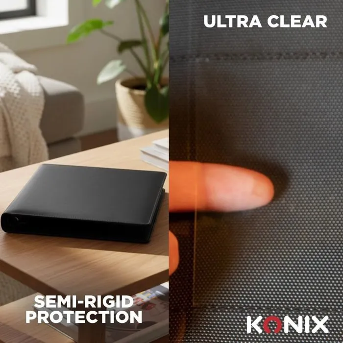 KONIX Carpeta de Anillas Premium Negra para Juegos de Cartas (Magic: The Gathering, Pokémon, Yu-Gi-Oh!) - KON3328170305990