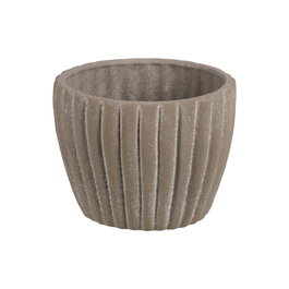 Macetero Piedra Cerámica Decoración 17 X 17 X 14 cm