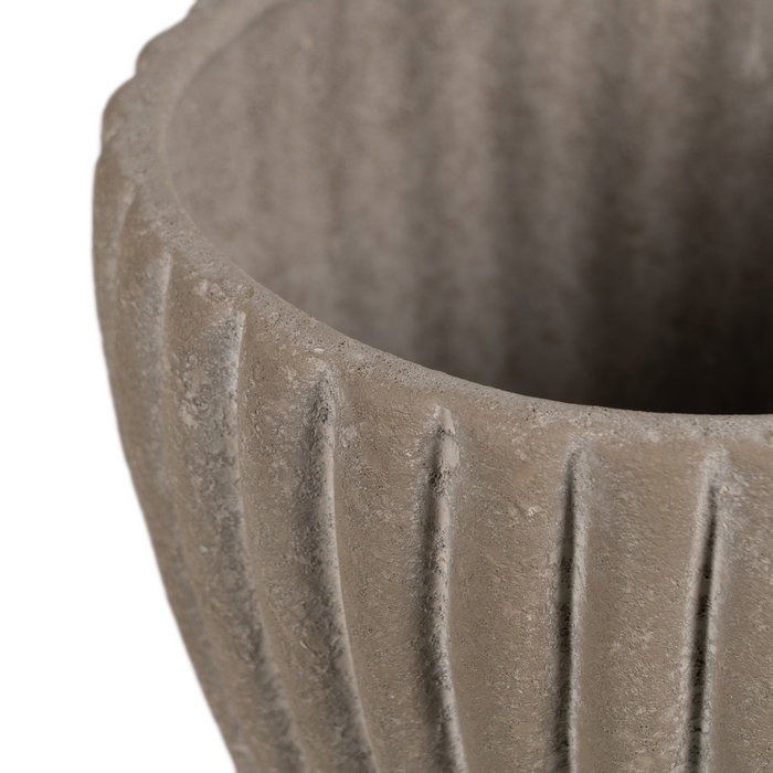 Macetero Piedra Cerámica Decoración 17 X 17 X 14 cm