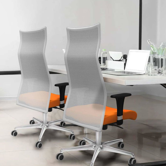 Sillón Albacete con mecanismo Sincro tapizada con Similpiel color Turquesa y malla color Blanco. Equipado con Base aluminio, Brazos 1D y Ruedas 65 mm parqué Sillón Albacete con mecanismo Sincro tapizada con Similpiel color Turquesa y malla color Blanco. Equipado con Base aluminio, Brazos 1D y Ruedas 65 mm parqué