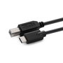 MicroConnect Cable USB-C a USB 2.0 B, 1m, Negro
