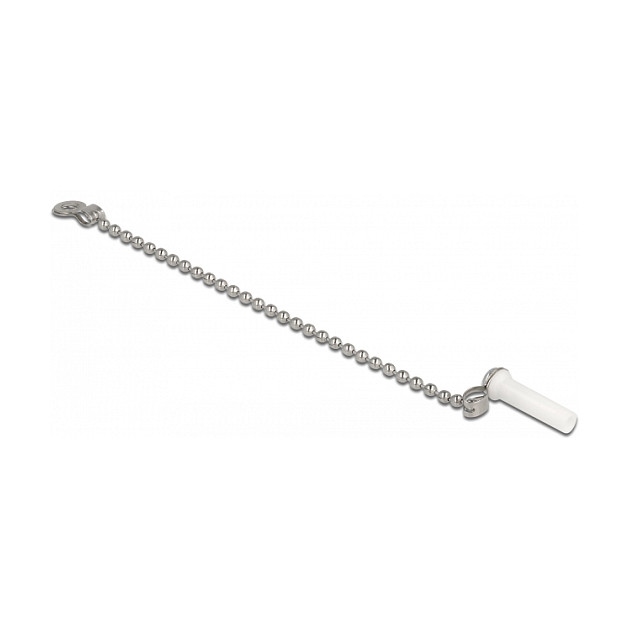 DeLOCK Tapa de protección contra el polvo para LC con cadena, blanco DeLOCK Tapa de protección contra el polvo para LC con cadena, blanco