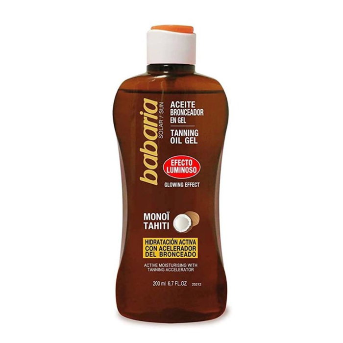 Babaria Solar Aceite Monoi Tahiti Aceite Luminoso 100 ml