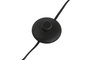 DKD Home Decor Lámpara de pie de metal y fibra Marrón Natural 156 cm