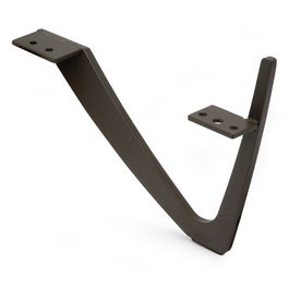 Q&Q Pata Metálica Venka H175 Mano Izquierda Acabado Marrón para Mueble o Sofá