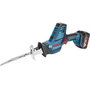 Bosch GSA 18V-Li Sierra Sable Compact Akku 18V, Profundidad Corte Madera 20cm, Perfiles Metálicos 10cm