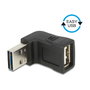 DeLOCK Adaptador USB 2.0 A macho a USB 2.0 A hembra angulado 65521