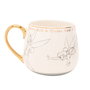 WIDDOP & CO Taza Campanilla Peter Pan Disney Porcelana China Ilustraciones Elegantes Dorados