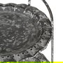 Bandeja Triple Gris Metal Decoración 26,50 X 26 X 58 cm