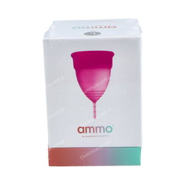 AMMO Copa Menstrual Velvet Talla L Silicona Grado Médico Alternativa Saludable Higiénica Segura