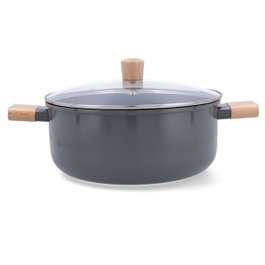 Bidasoa Cacerola Aluminio Prensado Mia 28 cm Gris