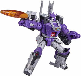 Hasbro Transformers Generations WFC Kingdom Leader Class Figura Galvatron de 18 cm Articulada y Transformable