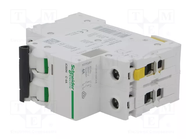 SCHNEIDER ELECTRIC iC60N ACTI9 MCB 4A 2 Polos Curva C SCHNEIDER ELECTRIC iC60N ACTI9 MCB 4A 2 Polos Curva C