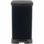 Curver Decobin Papelera Rectangular Negro Carbón 50 L