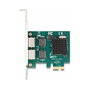 DeLOCK Tarjeta de Red PCI Express x1 Gigabit LAN 2 x RJ45 - 4 Gbit/s, PCIe 2.0, para PC, Color Gris, Interfaz Femenino, Compatible con Windows 10/11