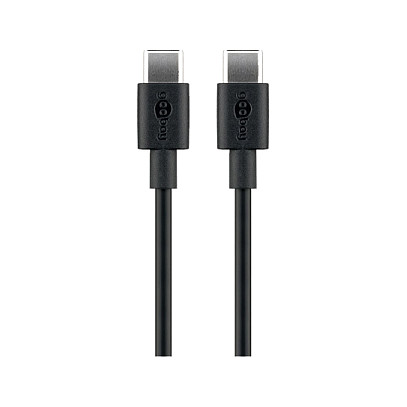 Goobay Cable USB C a USB C 1 m Negro Goobay Cable USB C a USB C 1 m Negro