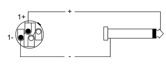 Cordial Cable Altavoz Speakon 2 Polos/Jack 5M Cordial Cable Altavoz Speakon 2 Polos/Jack 5M