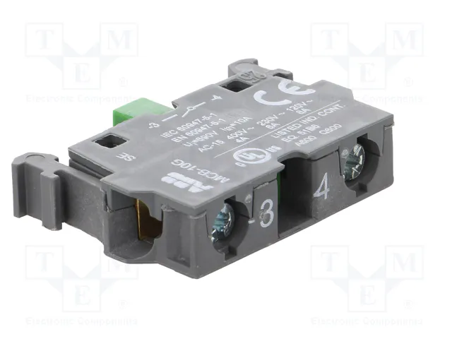 ABB Bloques de contactos NA para placa frontal 22mm ABB Bloques de contactos NA para placa frontal 22mm