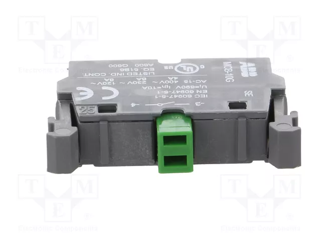 ABB Bloques de contactos NA para placa frontal 22mm ABB Bloques de contactos NA para placa frontal 22mm