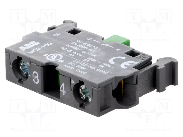 ABB Bloques de contactos NA para placa frontal 22mm ABB Bloques de contactos NA para placa frontal 22mm