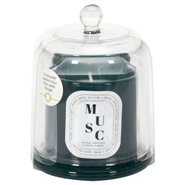 Home Deco Factory Vela Perfumada Con Joya Pulsera Pour Elle Ambre, Flor De Iris, Almizcle Blanco