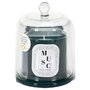 Home Deco Factory Vela Perfumada Con Joya Pulsera Pour Elle Ambre, Flor De Iris, Almizcle Blanco