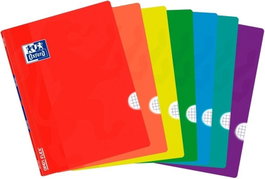 OXFORD Pack de 10 libretas Openflex A4, 48 hojas, 90g, cuadrícula 5x5