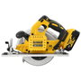 DEWALT Sierra Circular XR 18V con Hoja de 184mm, AirLock y Raíl Guía