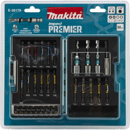 Makita E-26179 Juego de puntas de torsión de 38 piezas