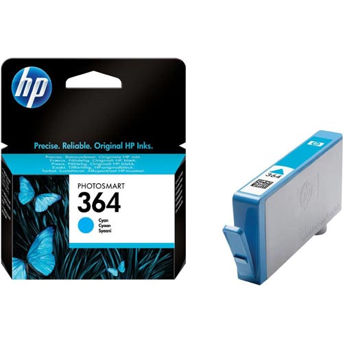 HP Cartucho de Tinta Nº 364 Cian CB318EE Original